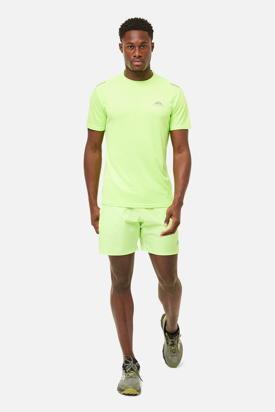 Men's Trailberg Cloud Neon Lime T- Shirt Short Twin Set