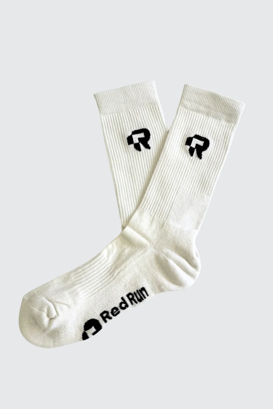 Women's Red Run Activewear Organic Cotton Socks Muse Beige
