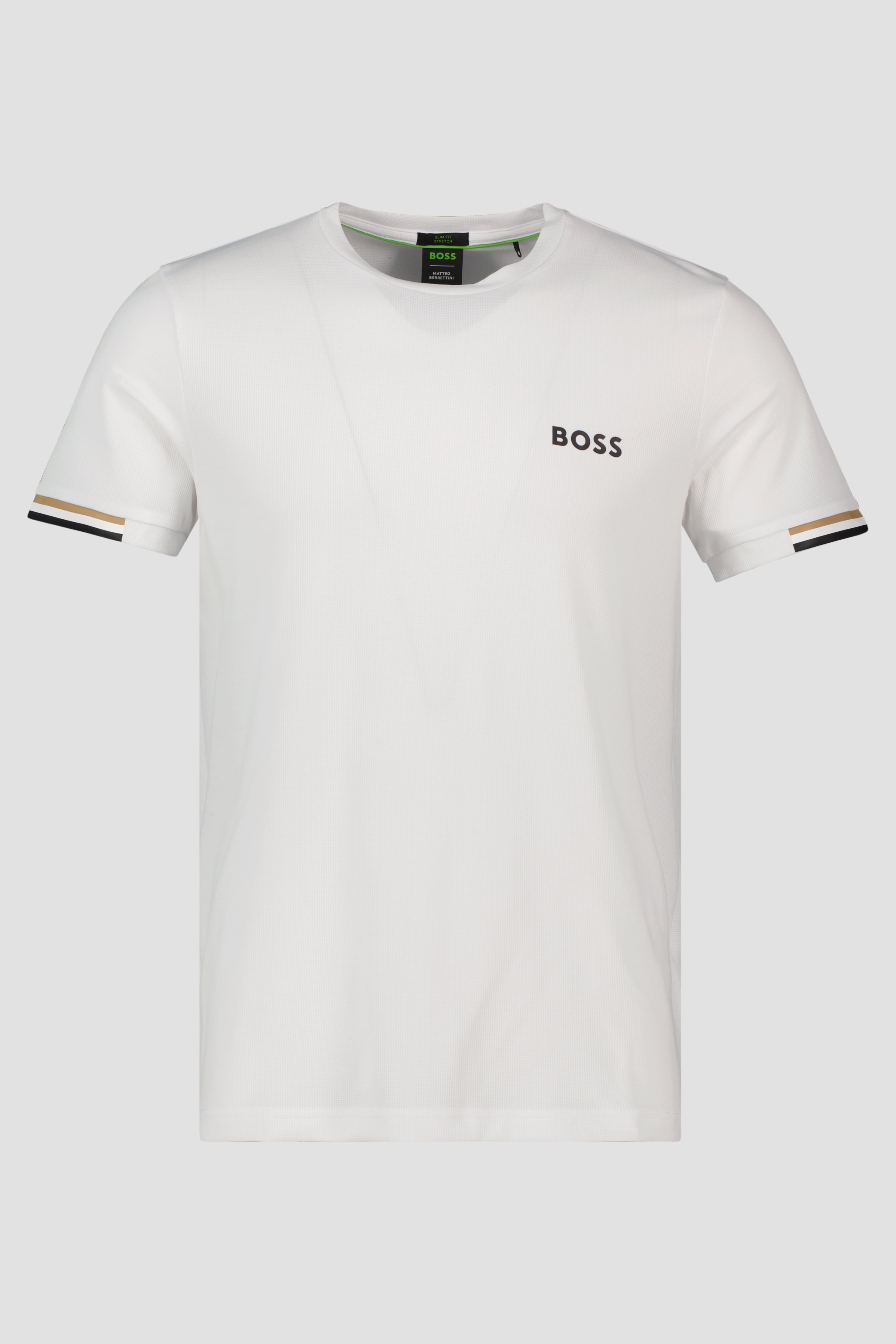Men's BOSS Green Tee MB White T Shirt
