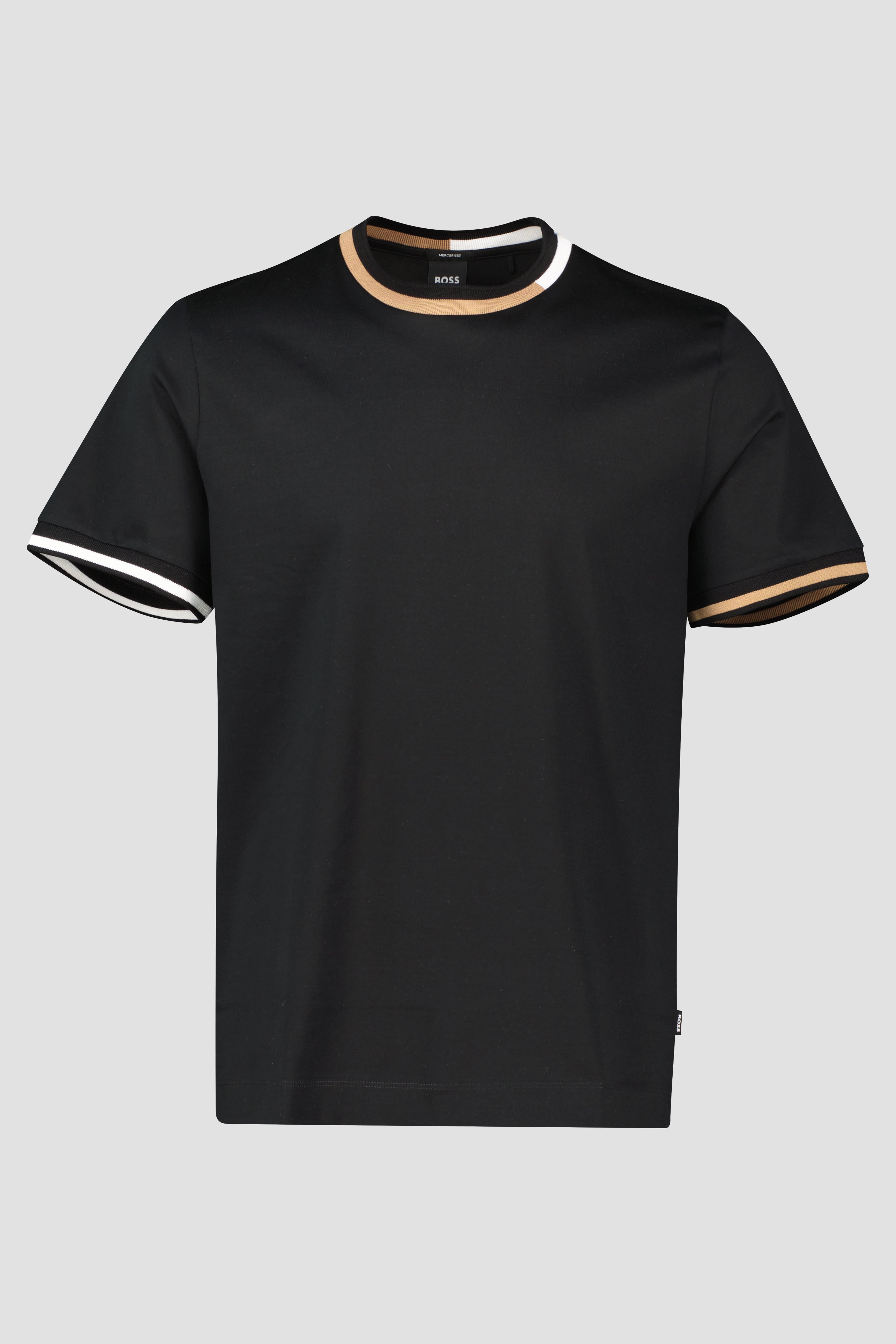 Men's BOSS Black Thompson 211 Black T Shirt