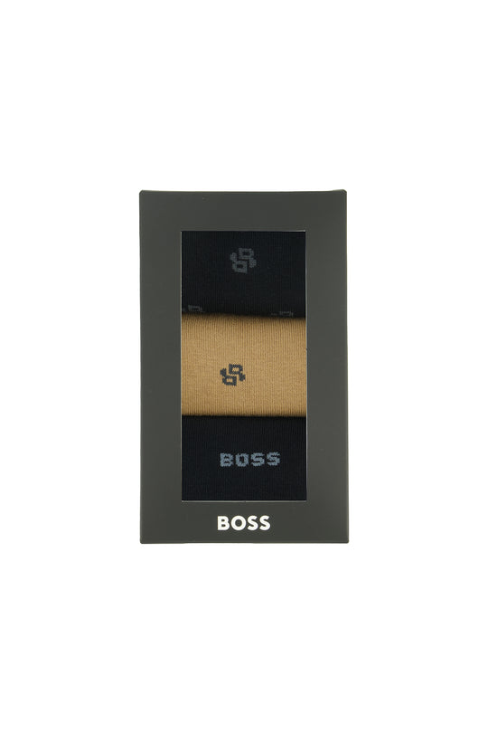 Mens BOSS Black 3P Gift set CC Socks
