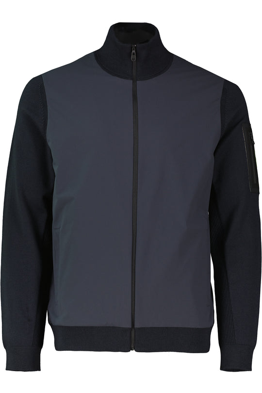 Men's BOSS Green Dark Blue K_Momentum-X HY Hybrid Jacket
