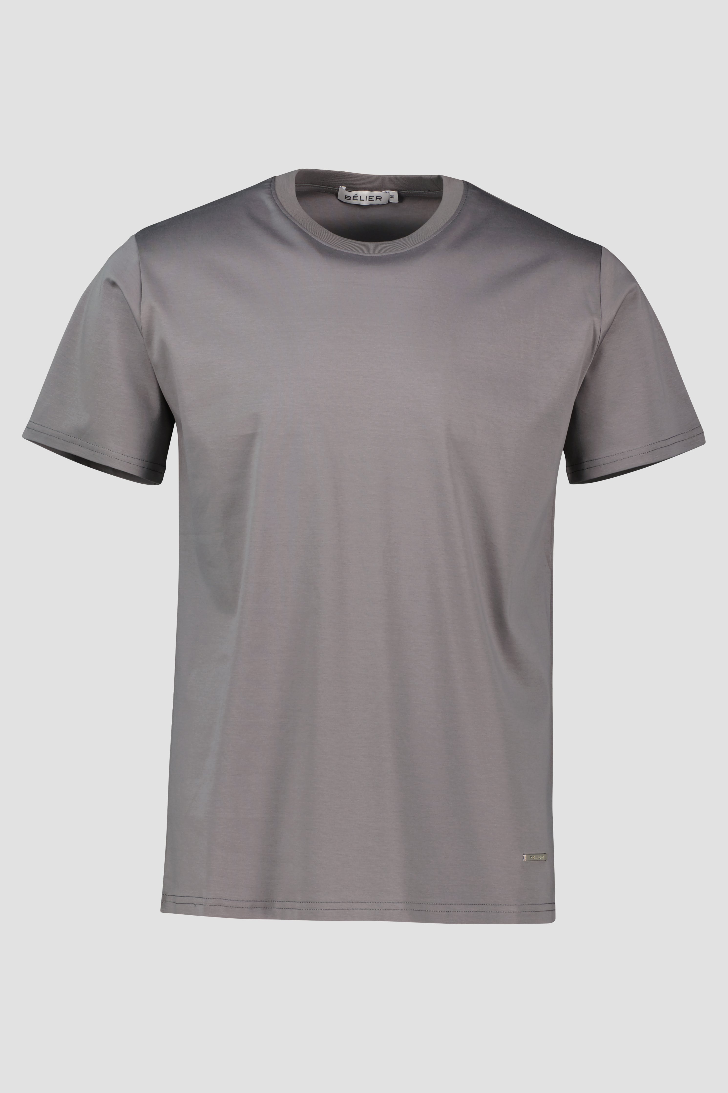 Men's Belier Grey Mercerised T Shirt