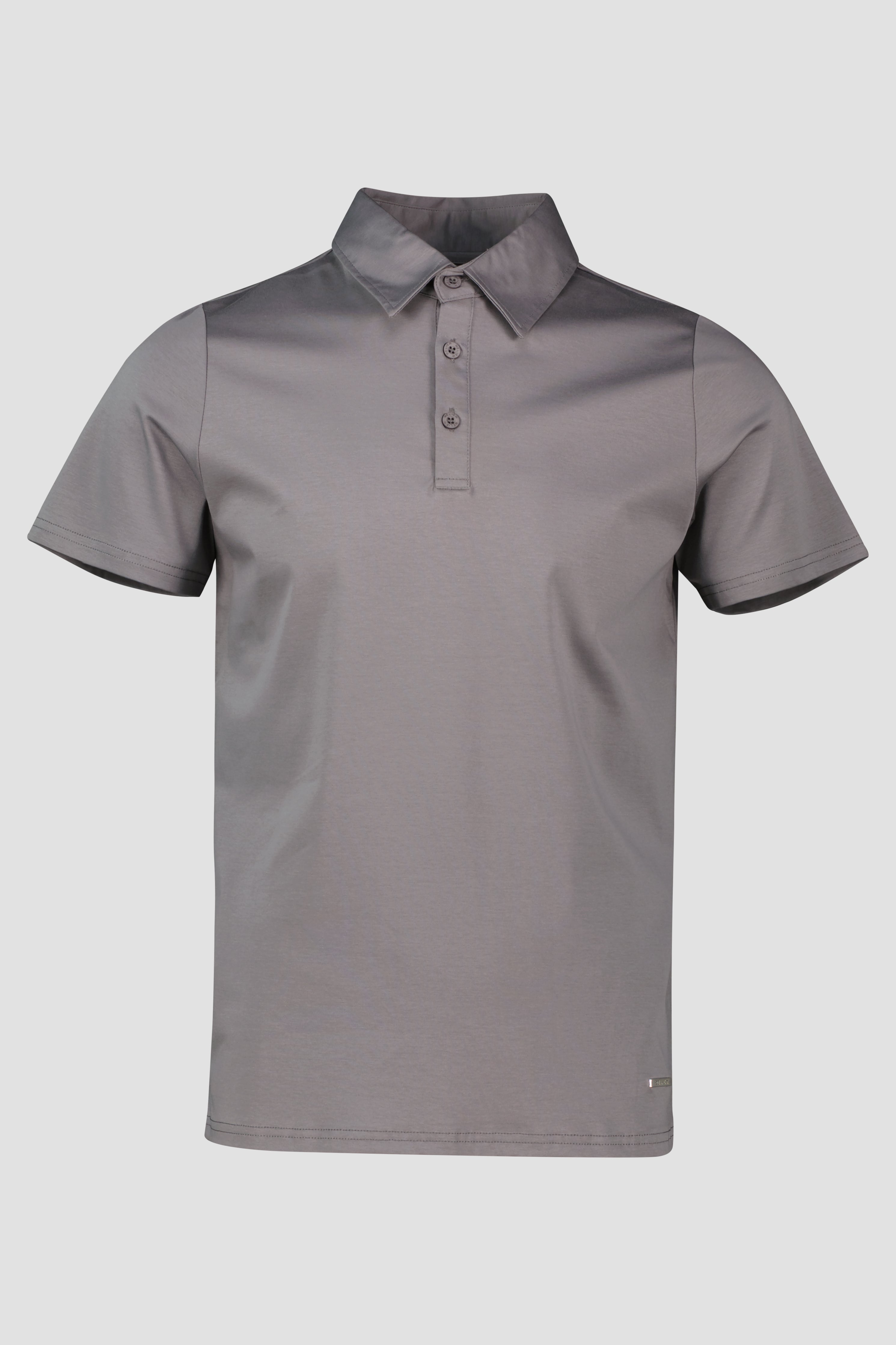 Men's Belier Grey Mercerised Premium Polo Shirt
