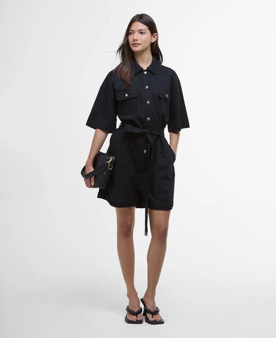 Women's Barbour Priya Black Playsuit
