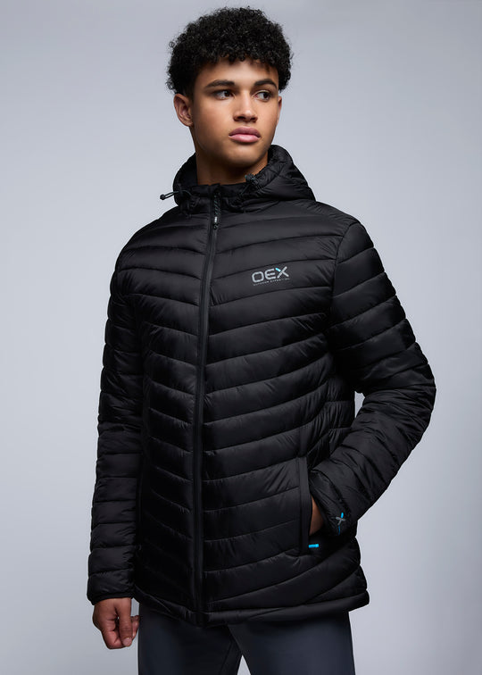 Men's OEX Black Murdos Padded Jacket