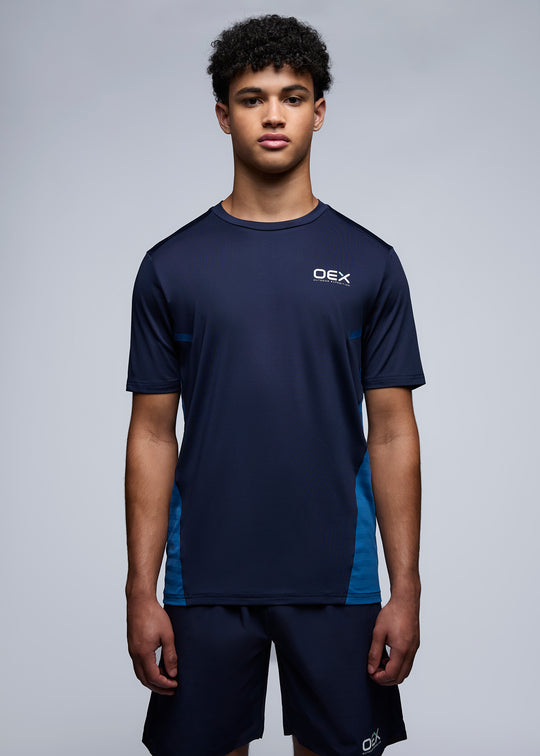 Men's OEX Navy Flash 2.0 T Shirt