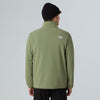 Mens The North Face Glazer 1/4 Zip Bark Mist Green Top