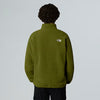 Mens The North Face 1/4 Zip Fleece Woodland Green Jacket