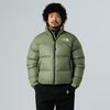 Mens The North Face 96 Retro Nuptse Bark Mist Green Jacket