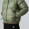 Mens The North Face 96 Retro Nuptse Bark Mist Green Jacket