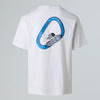 Mens The North Face Explore Carabiner Rel White T Shirt