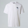 Mens The North Face Explore Carabiner Rel White T Shirt