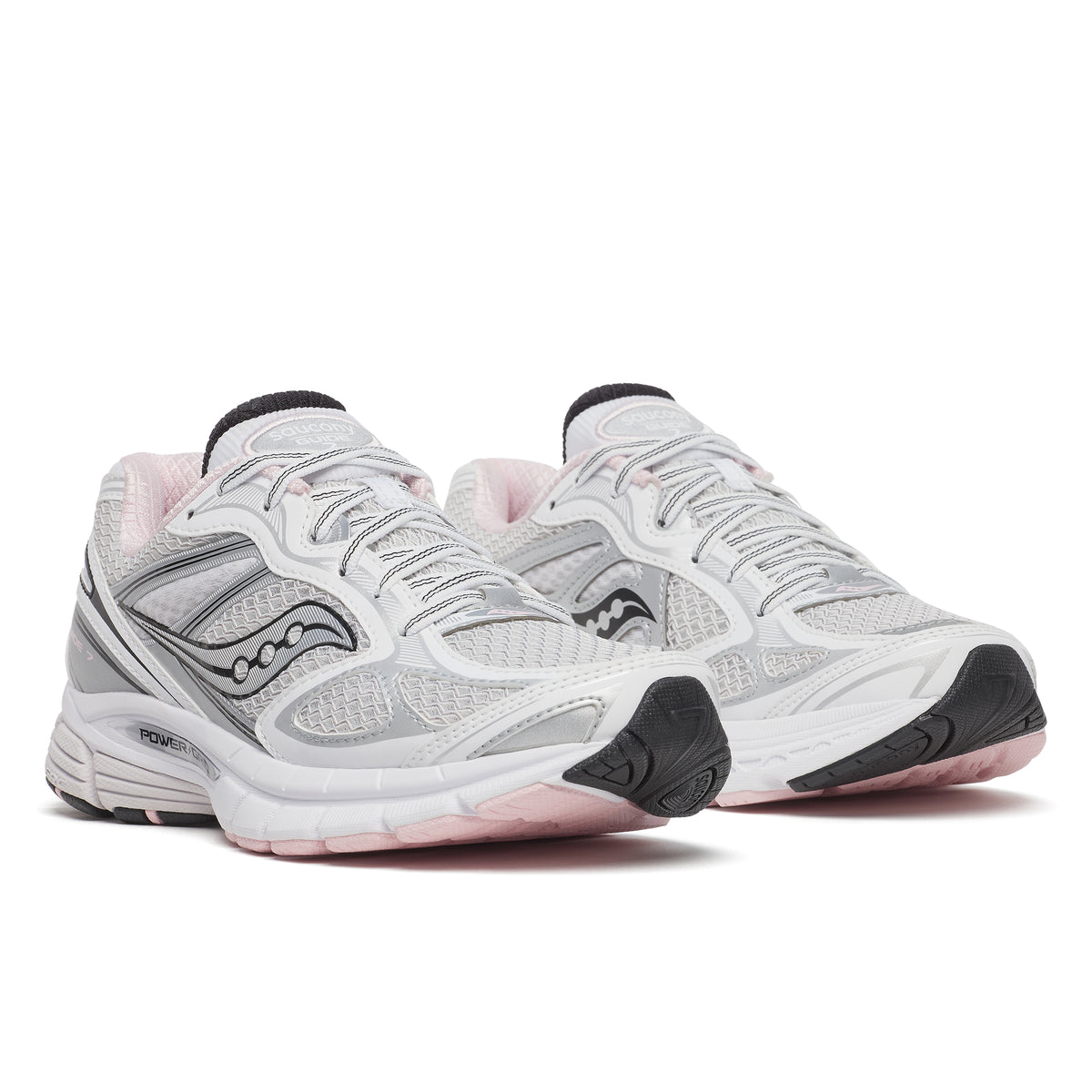 Women's Saucony Progrid Guide White Pink Trainers