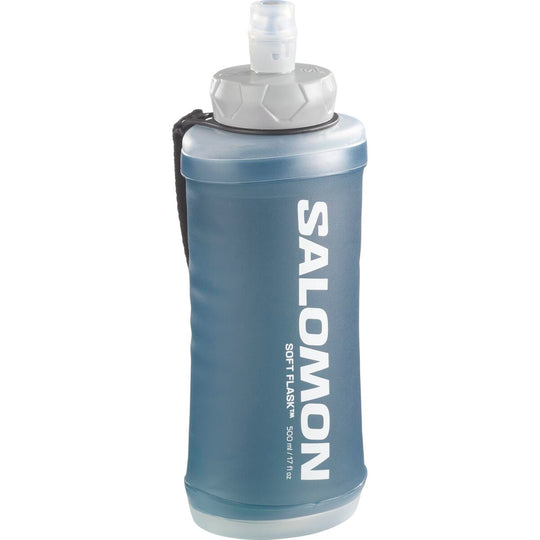 Unisex Salomon Active Handheld Water Bottle Black Slate Grey