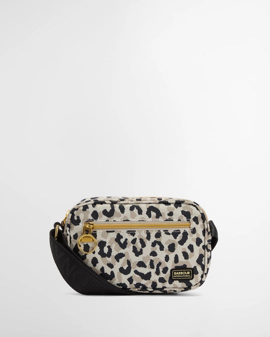 Women's Barbour International Boulevard Micro Crossbody Bag  Jasmine Leopard