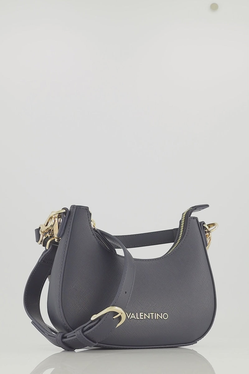 Women's Valentino Bags Zero Navy Blue Hobo Shoulder Bag