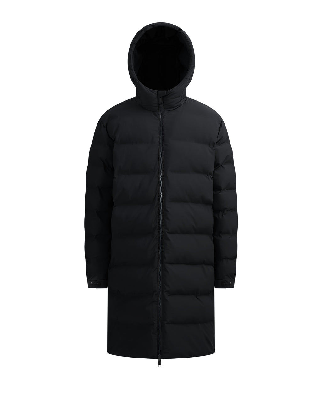 Men's Sandbanks Long Waterproof Puffer in Black — image 01