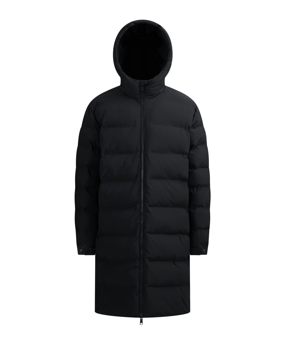 Men's Sandbanks Long Waterproof Puffer in Black — image 01