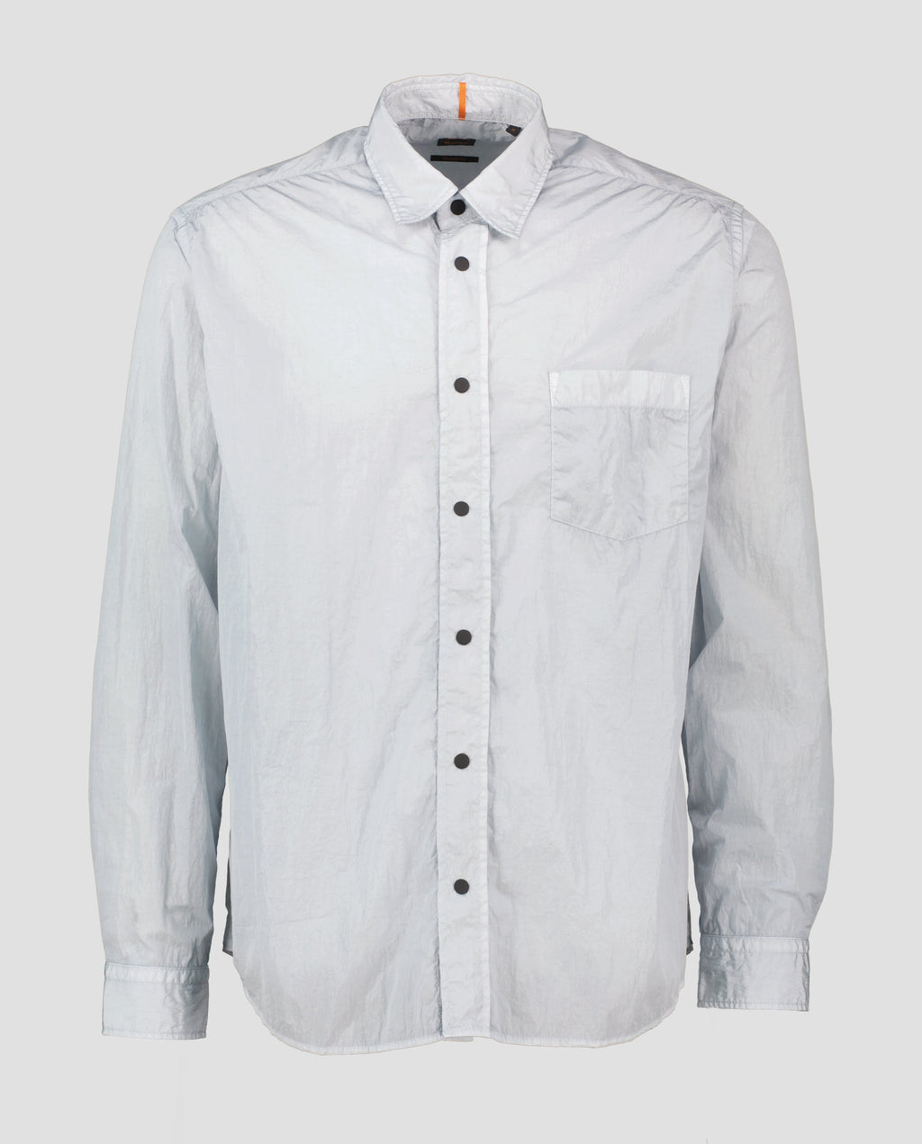 Men's BOSS Orange Light Grey Lambini Relaxed Fit Shirt
