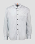 Men's BOSS Orange Light Grey Lambini Relaxed Fit Shirt