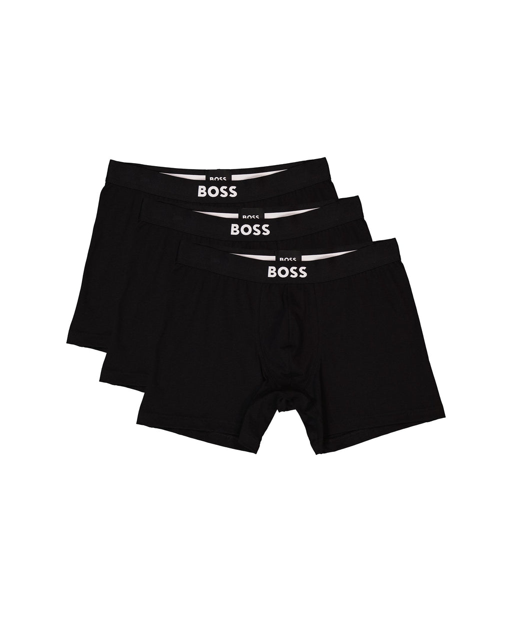 Mens BOSS Black BoxerBr 3P BOSS ONE in Black