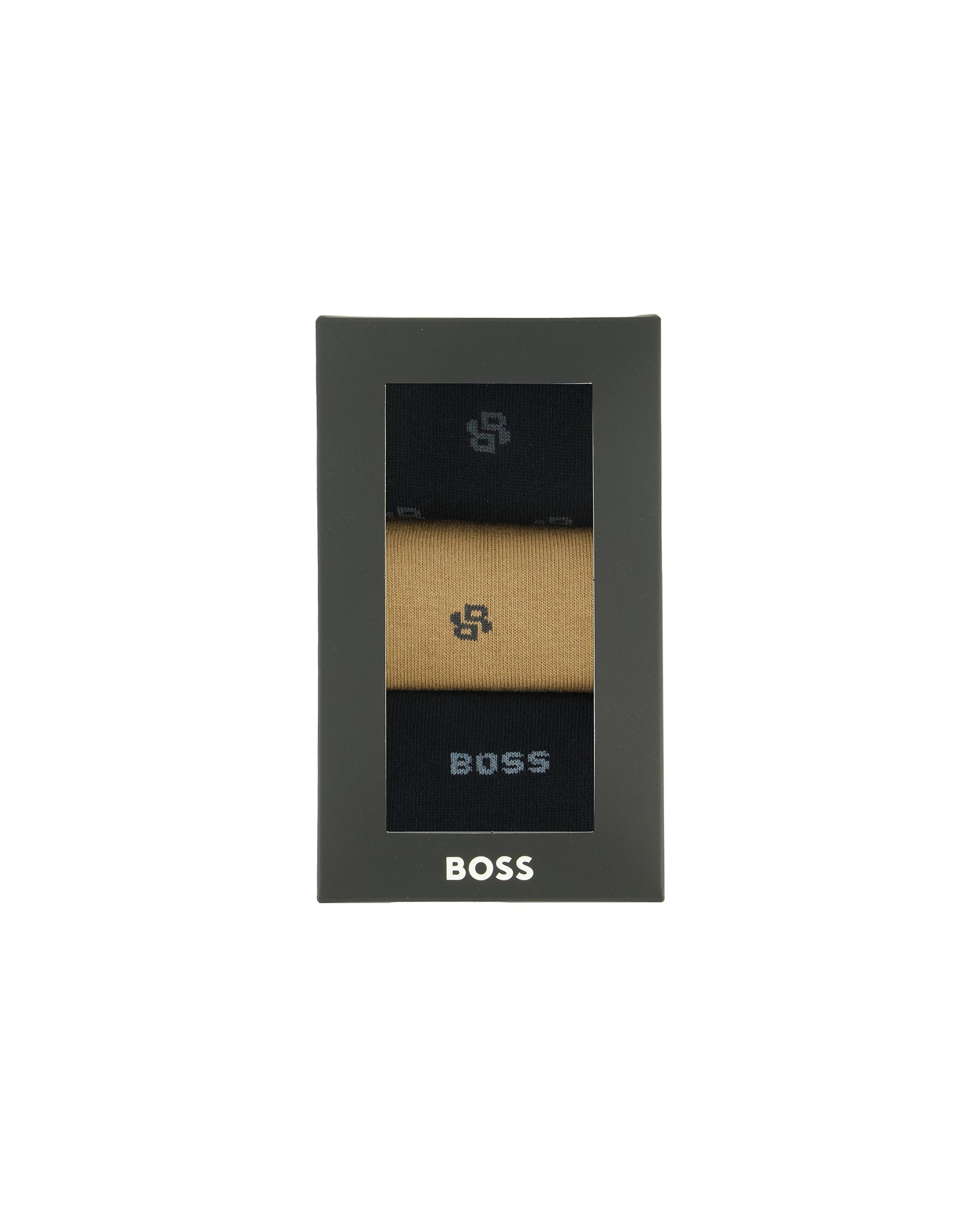 Mens BOSS Black 3P Gift set CC Socks