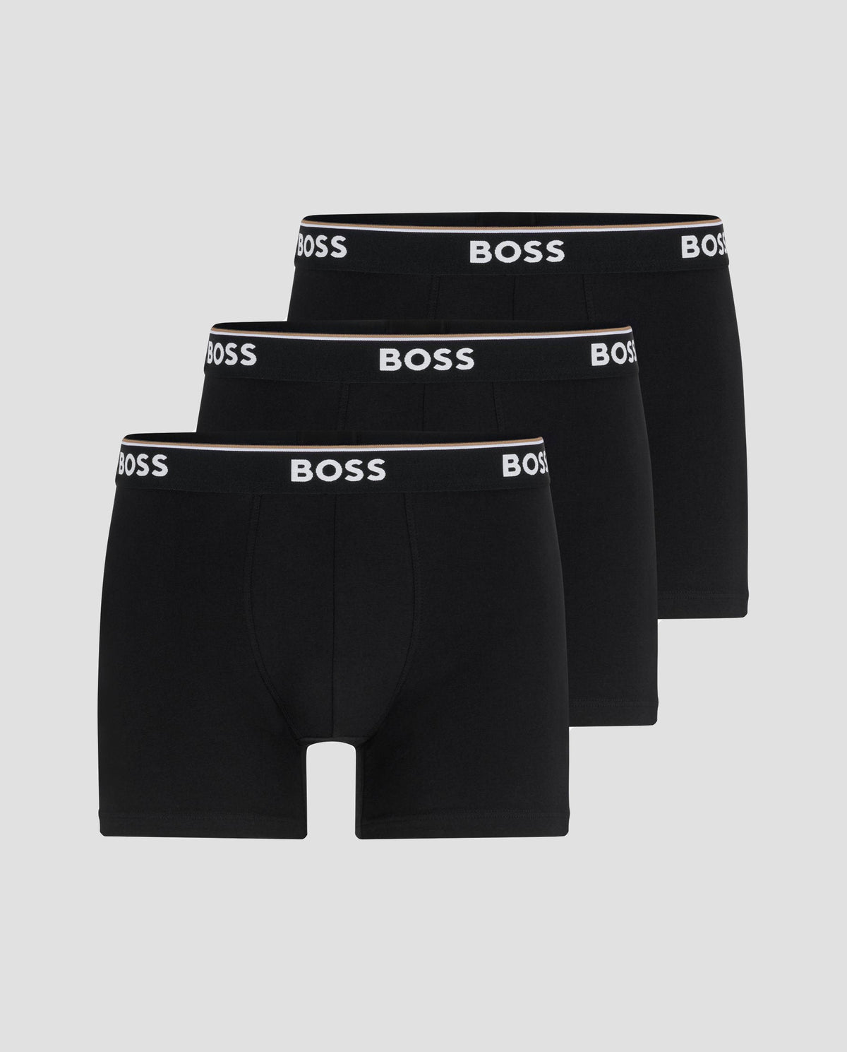 Men's BOSS BoxerBr 3P Power Black Black Underwear