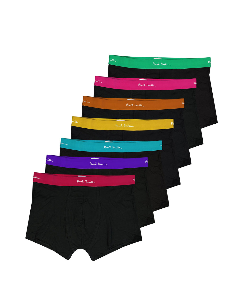 Mens Paul Smith TRUNK 7 PACK MIX BND Black Underwear - image 3