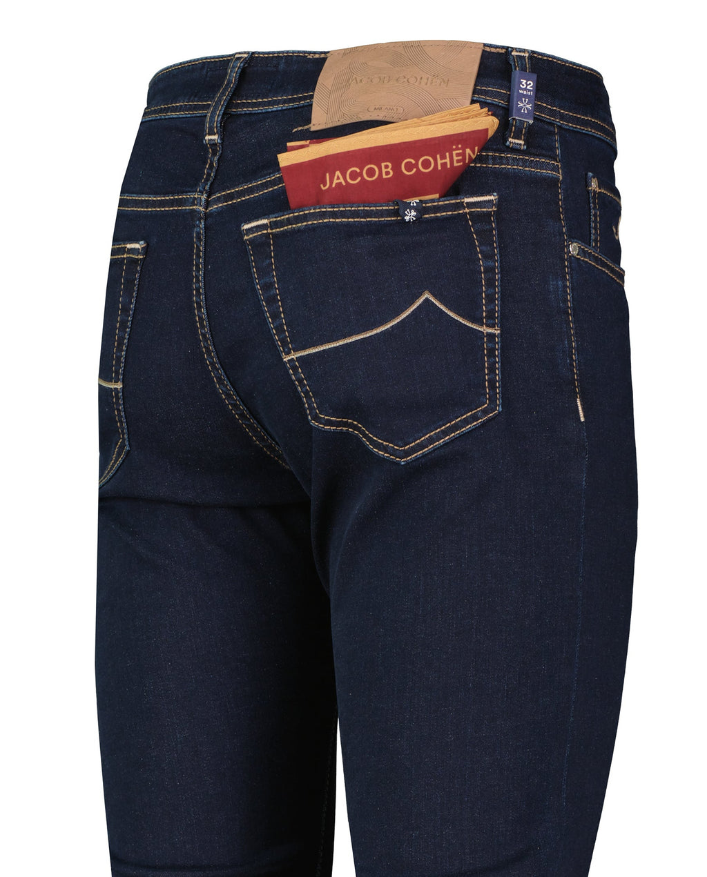 Mens Jacob Cohen 5PKT Bard Slim Dark Blue Jeans