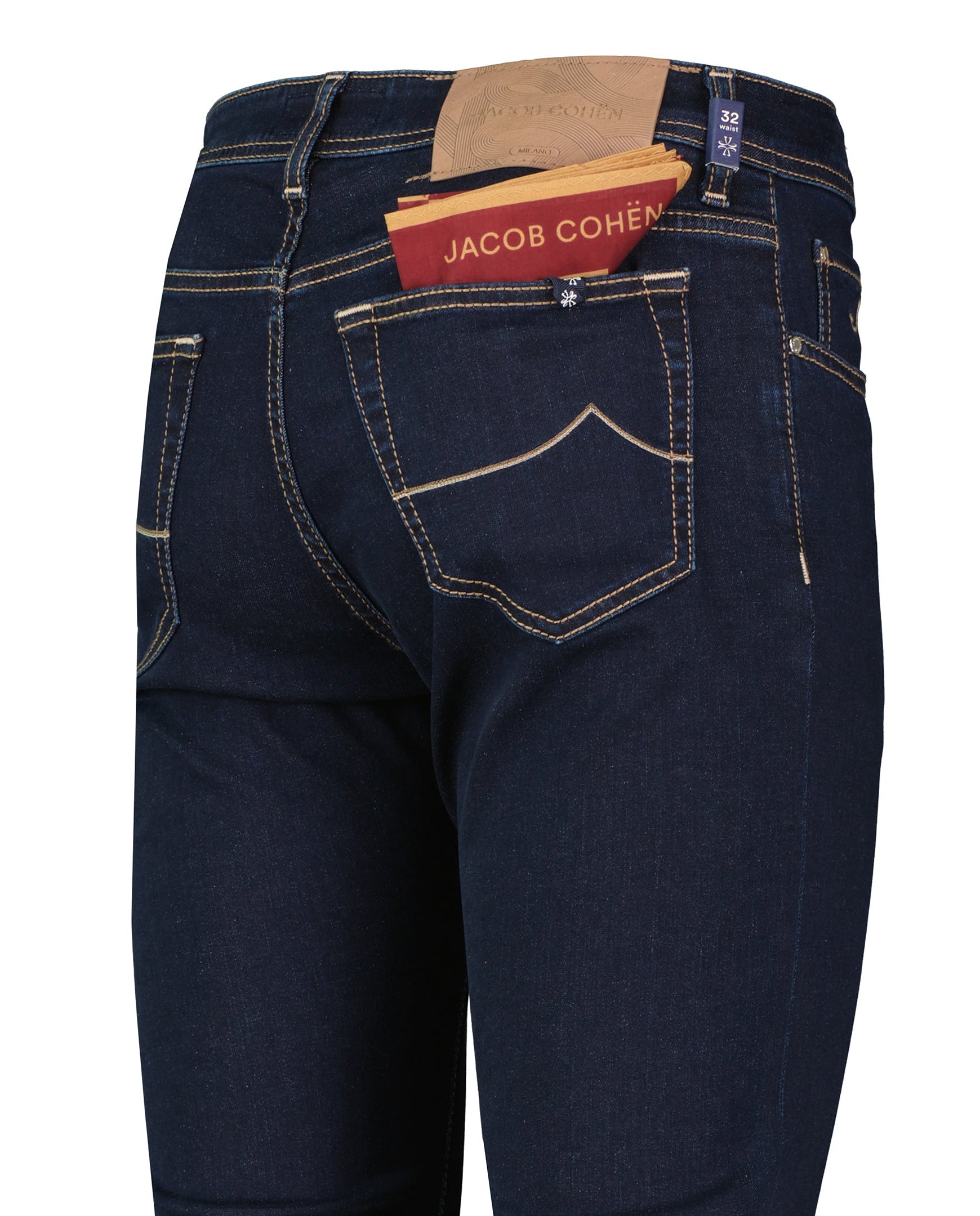 Mens Jacob Cohen 5PKT Bard Slim Dark Blue Jeans