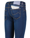 Mens Jacob Cohen 5PKT Nick Slim Fit Dark Blue Jeans - image 5