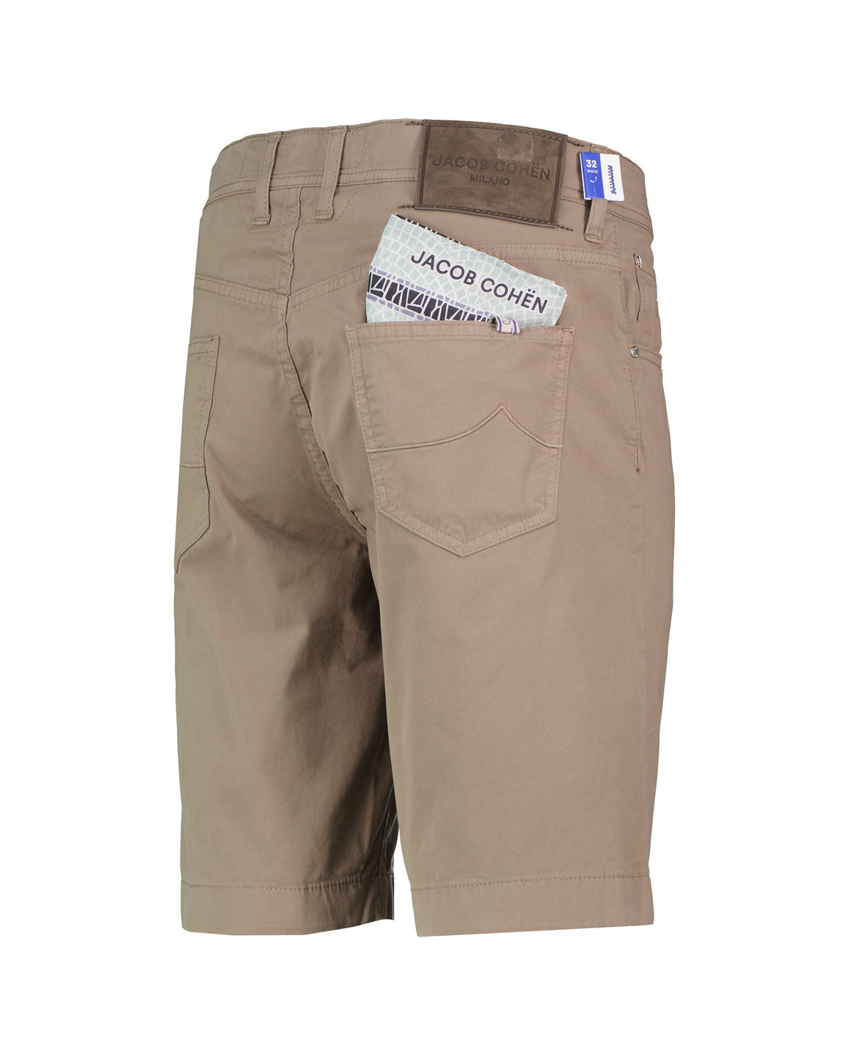 Men's Jacob Cohen Grey 5 Pocket Bermuda Shorts - image 5