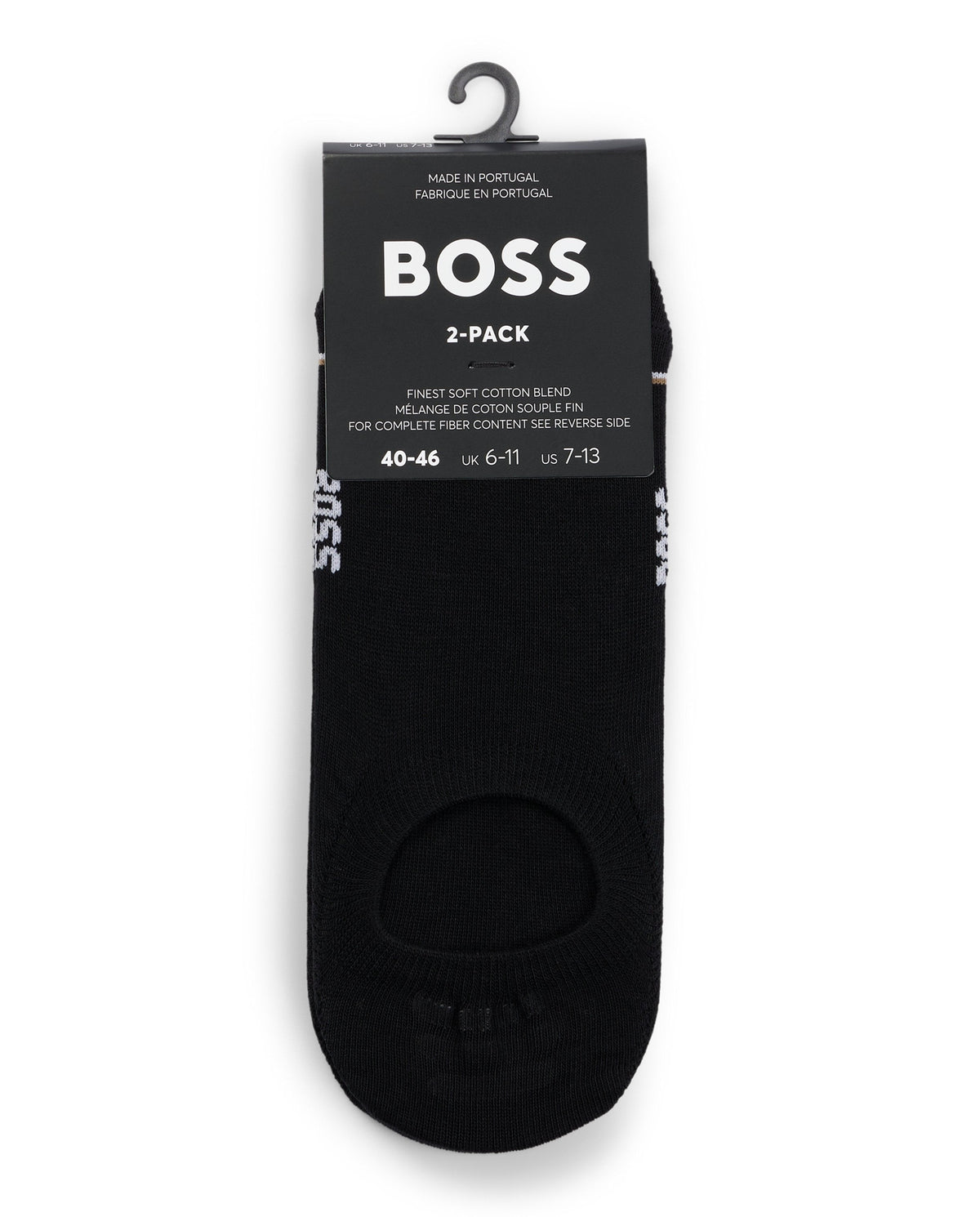 BOSS Bodywear & Swimwear 2P LC Iconic CC Black Socks