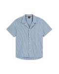 BOSS Bodywear & Swimwear Velvetfish_Shirt Open Blue Shirt