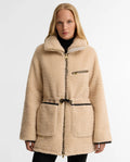 Women's Barbour International Kemora Fleece Casual In Jasmine/Black