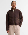 Women's Barbour International Gea Fleece In Truffle