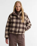 Women's Barbour International Amaya Fleece In Truffle Multi