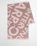 Women's Barbour International Kenna Logo Scarf In Truffle/Nutmeg