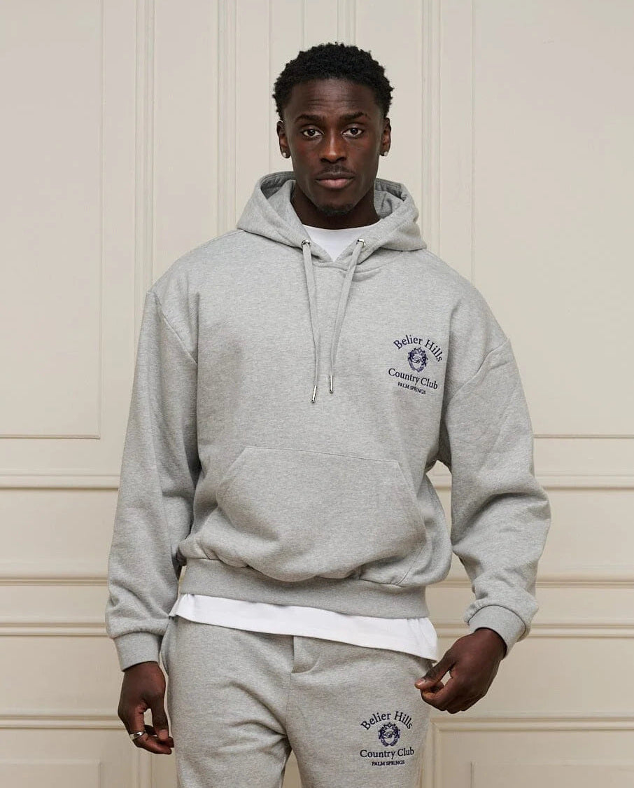 Men's Belier Grey Country Club Hoodie