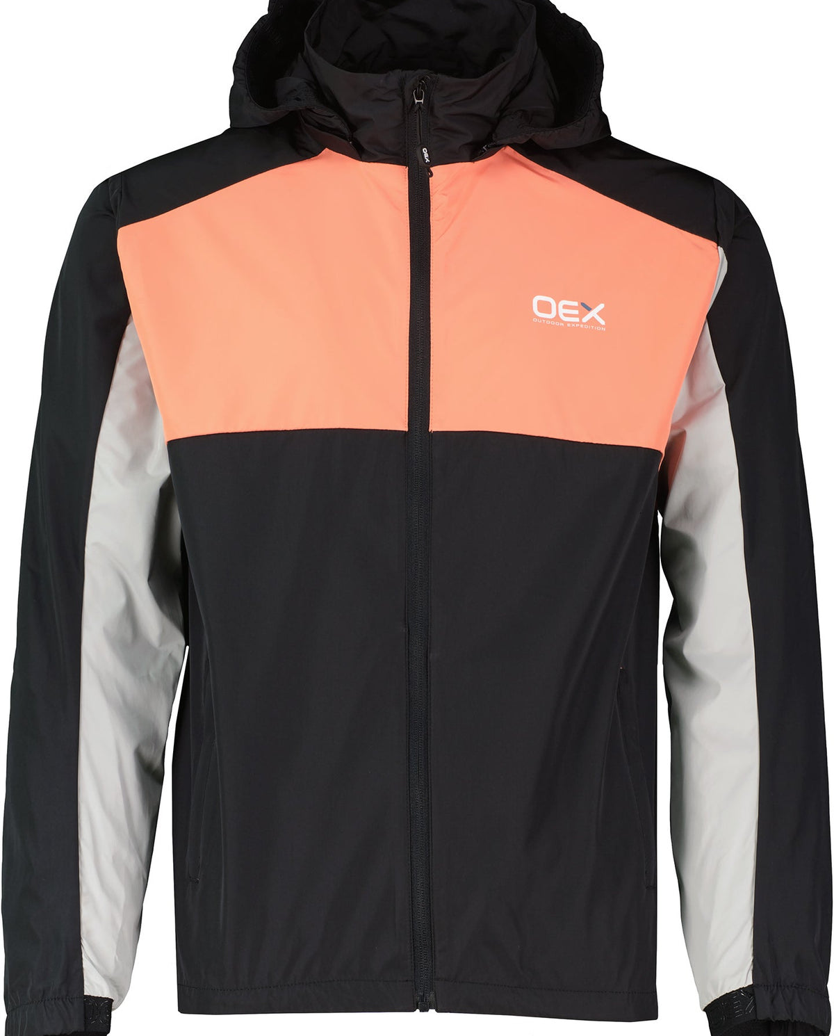 Men's OEX Grampian Windrunner Black Coral Jacket