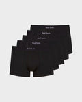 Men's Paul Smith Black Plain Boxer Trunk 5 Pack - image 2