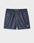 Men's Paul Smith  Navy Zebra Logo Recycled Swim Shorts