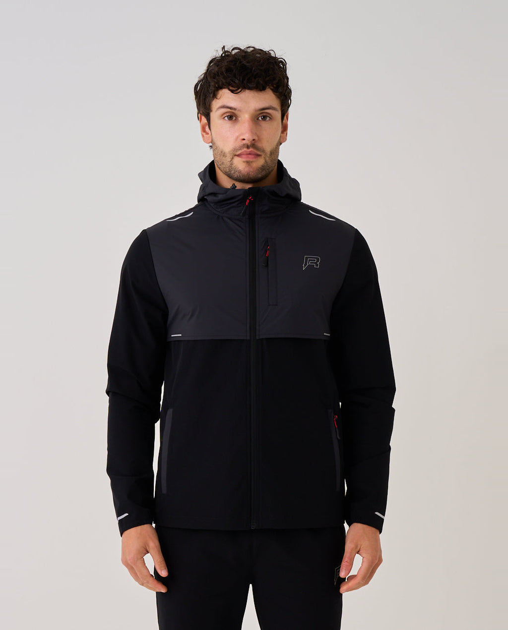 Men's Reprimo Black Red Summit Windbreaker