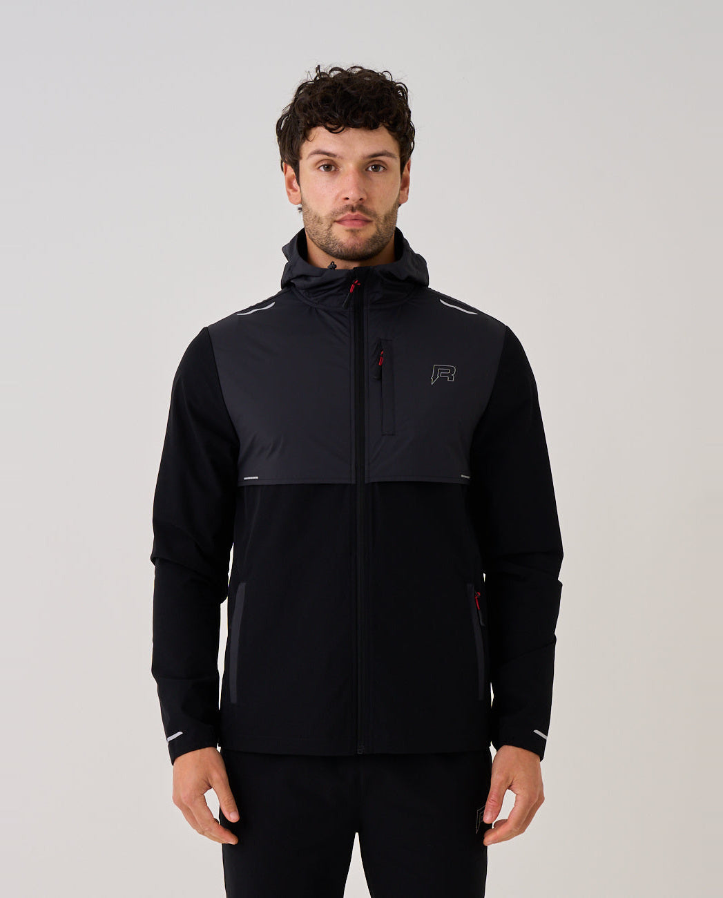 Men's Reprimo Black Red Summit Windbreaker