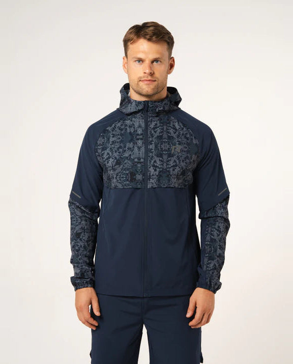 Men's Reprimo Navy Shibori Windbreaker