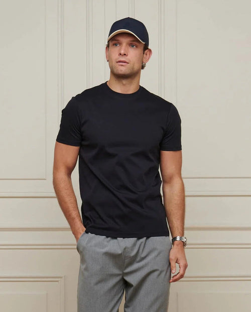 Men's Belier Navy Mercerised T Shirt