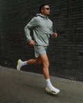 Mens Red Run Sage Dynamic Performance Jacket & Dynamic Performance Shorts Set