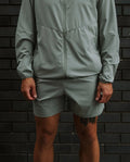 Mens Red Run Sage Dynamic Performance Shorts