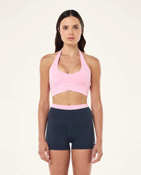 Women's P.E Nation Reset Halter Sports Bra Prism Pink